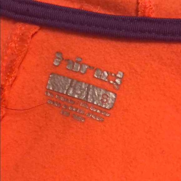 orange half zip pullover - Picture 2 of 4